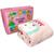 Cobertor Bebê Raschel Corttex Antialérgico Caixa Presente - Manta Berço Microfibra Infantil 90 x 110 Gato Rosa Menina