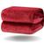 Cobertor Casal Manta Microfibra Lisa Soft Veludo 2,20mx1.80m Vermelha