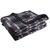 Cobertor Casal Xadrez Formoso 180 x 220 cm Preto/Vinho