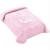 Cobertor de Bebe em Alto Relevo Colibri Linha Exclusive Hipoalérgico 80X1,10m Elefante Rosa