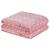 Cobertor Frio Intenso Cama Casal Queen Mantinha Flannel Grid POÁ ROSA