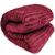 Cobertor King Luster Corttex 100% Microfibra - Manta Casal Listrado Toque Macio Fofinho 2,20 x 2,40 Vermelho