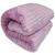 Cobertor King Luster Corttex 100% Microfibra - Manta Casal Listrado Toque Macio Fofinho 2,20 x 2,40 Lilás Azaléia