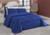 Cobertor Manta 100 Casal Queen Dupla Face 100% Poliéster Azul