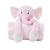 Cobertor Manta Bebê c/ Pelucia Antialergico Elefantinho Rosa  Rosa