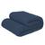 Cobertor Manta Microfibra Solteiro 2,20 X 1,50 Camesa Azul Marinho