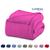 Cobertor Manta Queen Liso Microfibra Soft Fleece 2,20x2,40m Camesa  Pink