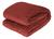 Cobertor Manta Soft Microfibra Casal Queen Toque Macio Cores vermelho canelado