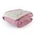 Cobertor Para Bebê Manta Soft com Sherpa 1,00 M x 0,80 Cm Rosa