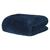 Cobertor Queen Kacyumara Blanket 300 Soft Liso 2,20x2,40m Blue Night Blanket 300