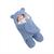Cobertor Saco de Dormir Bebê Enroladinho Saída Maternidade Azul
