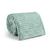 Cobertor Soft Microfibra Relevo Canelada Extra Macia Casal Verde Claro