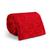 Cobertor Soft Microfibra Relevo Canelada Extra Macia Casal Vermelho