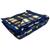 Cobertor Solteiro Boa Noite Guaratinguetá Xadrez 140 X 220 cm Azul