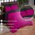 Cobre Leito Edredom 5pcs Casal Queen Ternura Coracao Dupla Face Fronhas Estampadas coracaopretoPINK