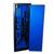 Cofre Armário Digital Diamante 140x42x42 para armazenar 15 peças (07 longas e 08 curtas) CR, CAC, EB Preto com azul