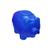 Cofrinho de Plástico Porquinho Cofre Para Guardar Moedas Dinheiro Arca Plast Azul