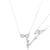 Colar Choker Pingente Love Pet Infinito Ossinho Prata Pedra Prata