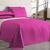 Colcha Cama King 3 Peças Dupla Face Cobre Leito Constantini Pink