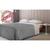 Colcha Casal cobre leito Buddemeyer 2,30m X 2,50m Lisa Protetora Decorativa Pet Manta Para Sofa Retratil Grafite