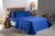 Colcha Cobre Leito Cama de Casal Padrão 2,00m x 2,20m Cores Lisas - Avulso Azul Royal
