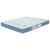 Colchão Casal Queen Sleep Max Espuma D45 158x198x25cm Branco/Azul - Castor Branco/Azul