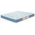 Colchão Casal Sleep Max Espuma D45 128x188x15cm Branco/Azul - Castor Branco/Azul