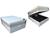 Colchão Castor Molas Firme Premium Tecnopedic + Cama Box Baú Reforçada Casal Viúva 128x188x72 (Ideal para Quartos pequenos) Corino Branco