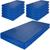 Colchão Hospitalar Impermeável kit com 10 de Espuma D28 88x188x12cm BF Colchões AZUL