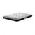 Colchão Queen Espuma D23 Guarda Costas Probel 12cm Branco/Preto (158x198x12cm) Branco Branco