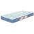 Colchão Solteiro Sleep Max Espuma D45 88x188x18cm Branco/Azul - Castor Branco/Azul
