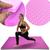 Colchonete EVA 100X50cm Altura Grossa 10mm  Diversas Cores para Academia Atividades Físicas Exercícios Yoga Cross Anti Impacto Emborrachado Rosa pink
