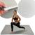 Colchonete EVA 100X50cm Altura Grossa 10mm  Diversas Cores para Academia Atividades Físicas Exercícios Yoga Cross Anti Impacto Emborrachado Cinza claro