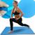 Colchonete Ginastica Academia Solteiro 100x50cm Eva Grosso de 10mm para Escola Yoga Exercícios Funcionais Alongamento Diversas Cores Azul royal