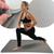 Colchonete Ginastica Academia Solteiro 100x50cm Eva Grosso de 10mm para Escola Yoga Exercícios Funcionais Alongamento Diversas Cores Cinza chumbo