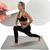 Colchonete Ginastica Academia Solteiro 100x50cm Eva Grosso de 10mm para Escola Yoga Exercícios Funcionais Alongamento Diversas Cores Cinza claro