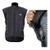 Colete Jaqueta Corta Vento Ciclismo Bike Moto Refletivo Com Bolso Resistente Masculino Feminino Preto