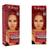 Coloração Yamasterol Mini Kit Yamá Beauty Care Fashion Color 8.66 Louro Claro Vermelho Intenso