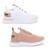 Combo 2 Pares Tênis para Academia Feminino BF Shoes Branco, Nude