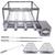 Combo Grill Inox Churrasqueira Elétrica Giratória 4 Espetos - Brasa Grill Direito