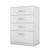 Comoda 04 Gavetas Astral Branca Demobile Branco