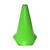 Cone de Marcação de Plástico Muvin 24cm  Treinamento Funcional, Agilidade e Fortalecimento Verde