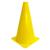 Cone de Treinamento em Plástico 23 cm - Amarelo Amarelo