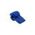 Conector Derivacao Jng Femea 2,5Mm Azul Jmt2 100Pecas  15779 Azul