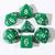 Conj. de 7 Dados RPG 60% OFF SUPER PROMO Verde