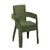 Conjunto 04 Cadeiras Plástica com Braços Baru Rimax Verde
