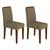 Conjunto 2 Cadeiras Amanda - PR Móveis Castanho/Marrom Rosê