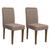 Conjunto 2 Cadeiras Ana Imbuia/Marrom - PR Móveis Marrom