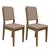 Conjunto 2 Cadeiras Carol Imbuia/Marrom - PR Móveis Marrom
