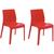 Conjunto 2 Cadeiras de Plástico Polipropileno Brilho Alice Summa - Tramontina Vermelha 92037/040